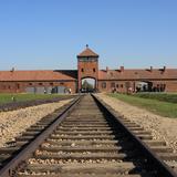 Image: Memorial et Musee Auschwitz-Birkanau. Ancien camp nazi allemand de concentration et d'extermination